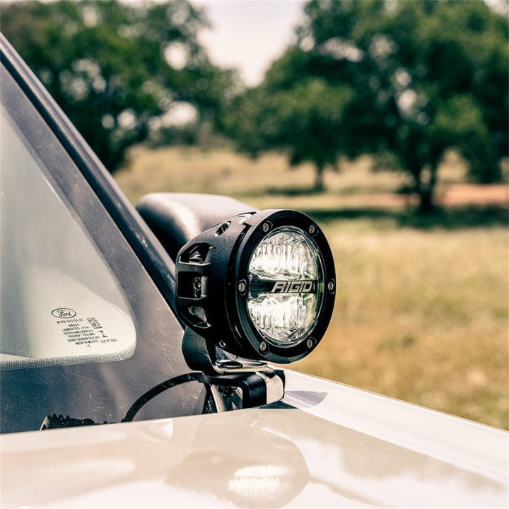 Rigid Industries 2021-2023 Ford Bronco Sport A-Pillar Light Mount Kit (Incl. 4In 360-Series Drive)