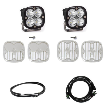 Baja Designs 2021-2023 Ford Bronco A Piller Light Kit Squadron Sport Spot w/Upfitter