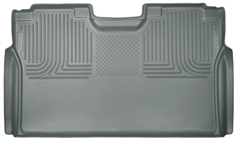Husky Liners 15-22 Ford F-150 SuperCrew Cab WeatherBeater Grey 2nd Seat Floor Liner