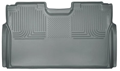 Husky Liners 15-22 Ford F-150 SuperCrew Cab WeatherBeater Grey 2nd Seat Floor Liner