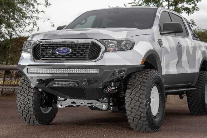 Addictive Desert Designs 2019-2022 Ford Ranger Stealth Fighter Front Bumper w/ Sensor Cutouts