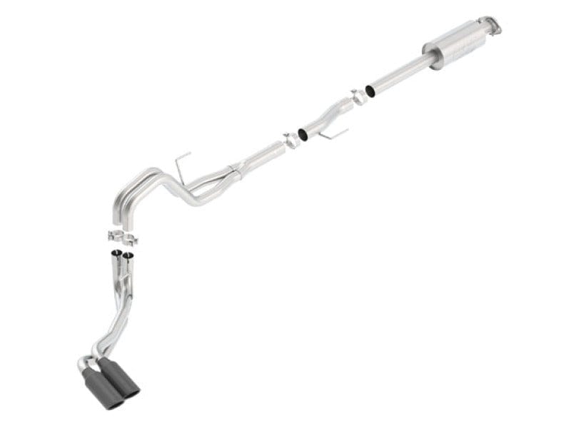 Borla 15-20 Ford F-150 3.5L EcoBoost Ext. Cab Std. Bed Black Chrome CB Exhaust ATAK Truck Side Exit