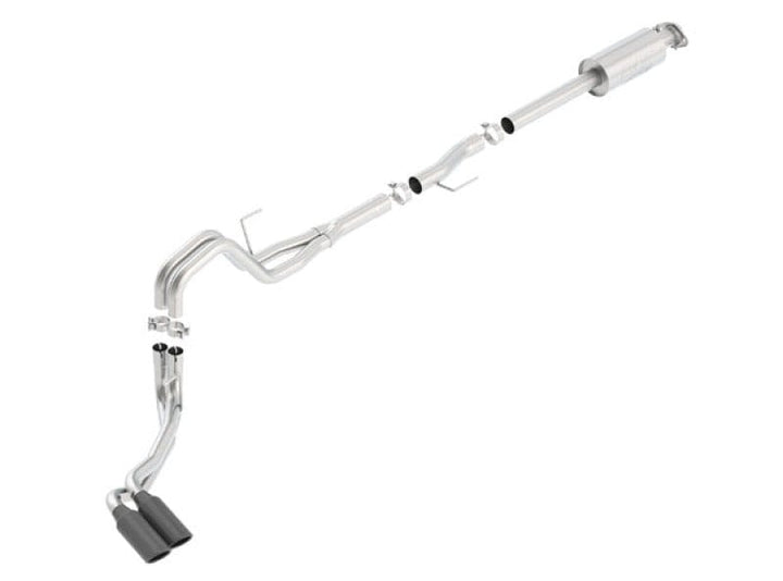 Borla 15-20 Ford F-150 3.5L EcoBoost Ext. Cab Std. Bed Black Chrome CB Exhaust ATAK Truck Side Exit