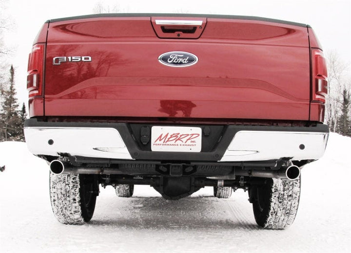 MBRP 2015-2020 Ford F-150 5.0L 3in Cat Back Dual Split Rear Exit AL Exhaust System