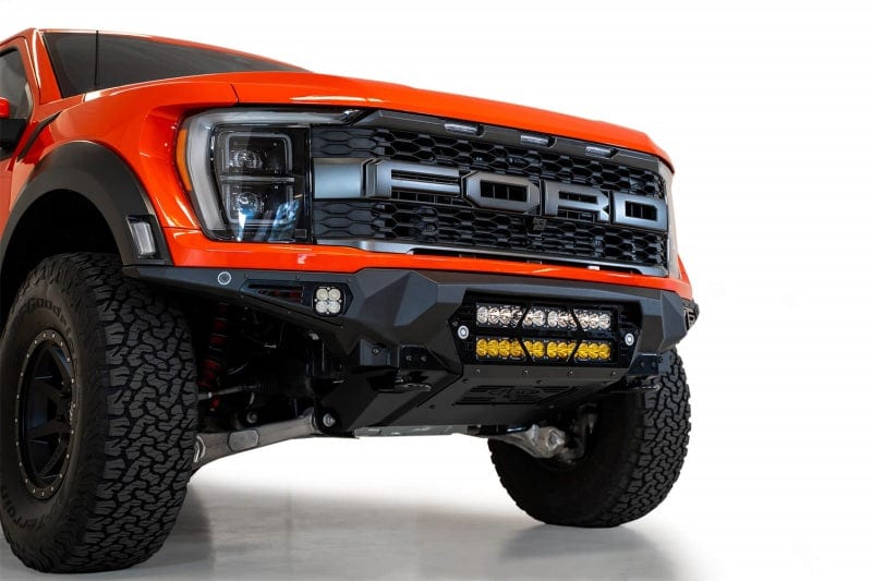 Addictive Desert Designs 2021-2022 Ford Raptor Bomber Front Bumper w/ Dual 20IN LED Mounts