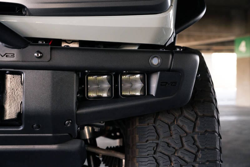 DV8 Offroad 2021-2023 Ford Bronco Factory Bumper Pocket Light Mount (Pair) 3in LED Pod Lights