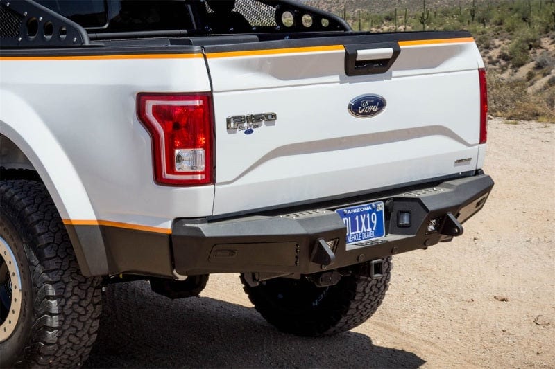 Addictive Desert Designs 15-19 Ford F-150 HoneyBadger Rear Bumper w/ Backup Sensor Cutouts