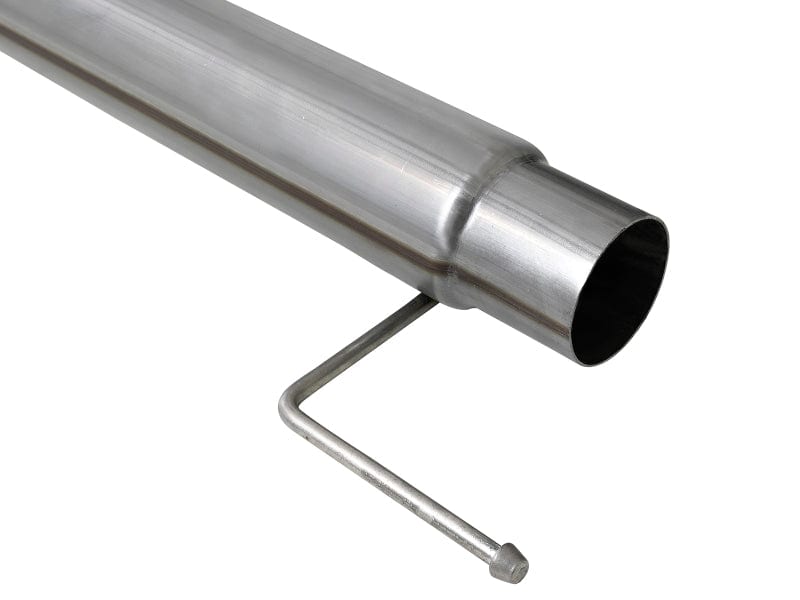 aFe Large Bore-HD 4in 409 SS DPF-Back Exh 18-21 Ford F-150 V6-3.0L (td) w/ Black Tip