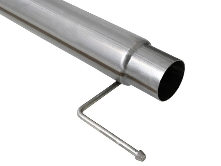 aFe Large Bore-HD 4in 409 SS DPF-Back Exh 18-21 Ford F-150 V6-3.0L (td) w/ Black Tip