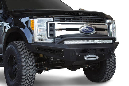 Addictive Desert Designs 17-19 Ford F-250 HoneyBadger Front Bumper w/ Winch Mount