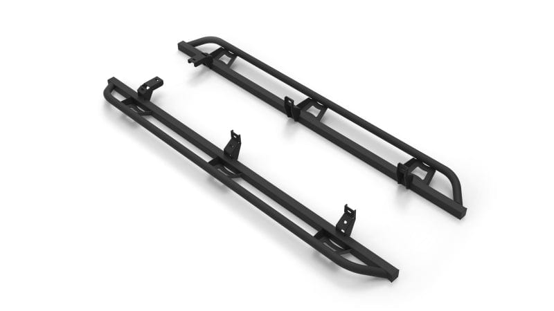 N-Fab Trail Slider Steps 19-22 Ford Ranger Crew Cab All Beds - SRW - Textured Black
