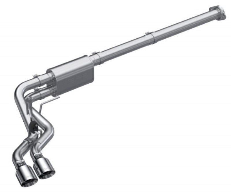 MBRP 2021-Current Ford F-150 2.7L EcoBoost / 3.5L EcoBoost / 5.0L 3in Cat Back Single Side Exit Alum
