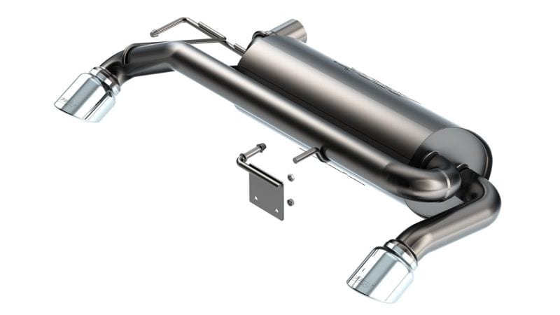 Borla 2021-2023 Ford Bronco 2.7L V6 4WD ATAK Axle Back Exhaust w/ Bright Chrome Tips