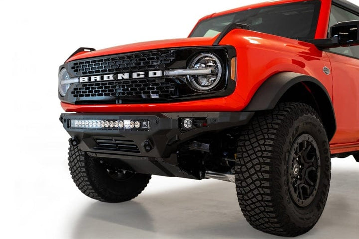 Addictive Desert Designs 2021-2023 Ford Bronco Stealth Fighter Front Bumper w/ Winch Mount