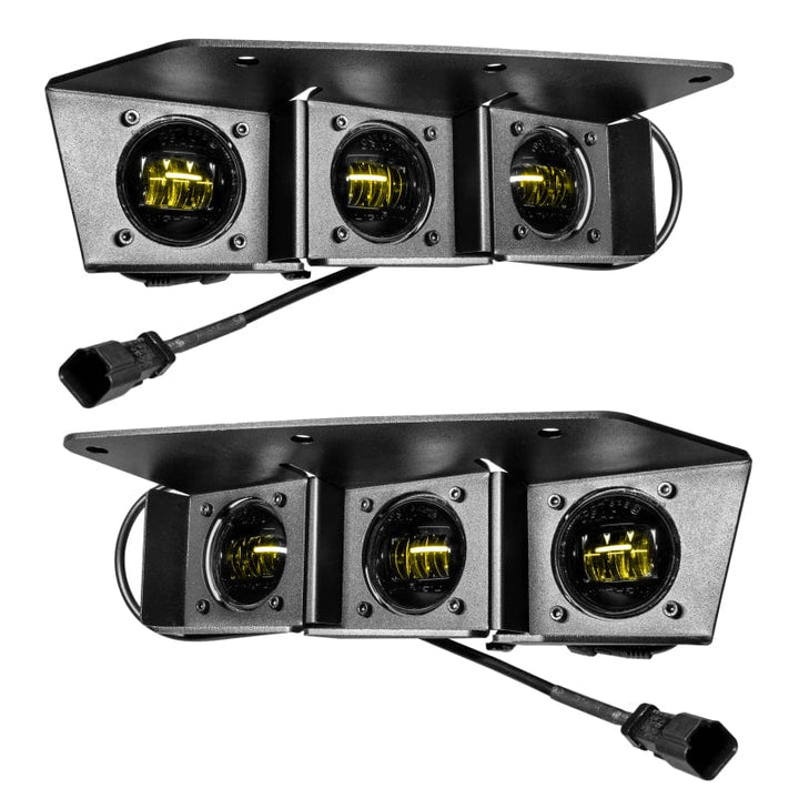 ORACLE Lighting 2021-2023 Ford Bronco Triple LED Fog Light Kit - Yellow