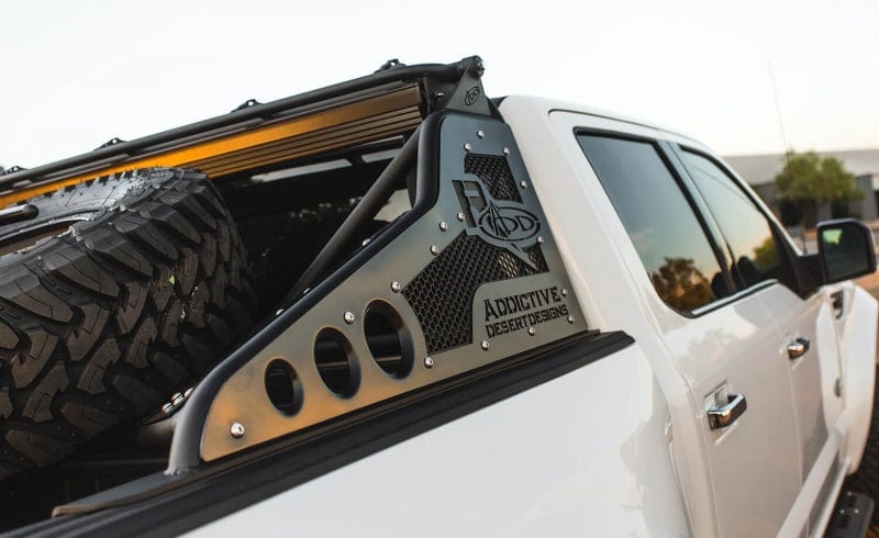Addictive Desert Designs 15-20 Ford F-150 Raptor Race Series Chase Rack w/ Tire Carrier