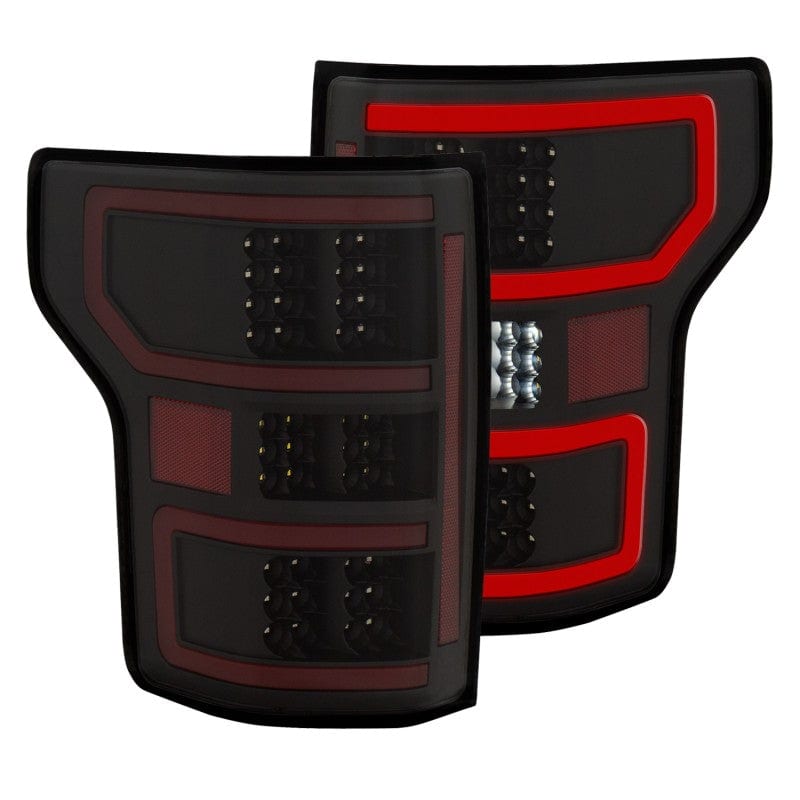 ANZO 18-20 Ford F-150 LED Taillights Black