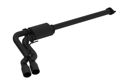 MBRP 15-20 Ford F-150 2.7L/3.5L/5.0L 3in Cat Back Single Side Pre-Axle Dual Exit Black Coated