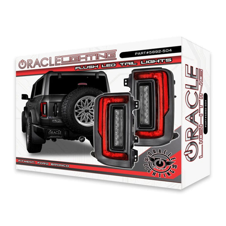 Oracle Lighting 2021-2023 Ford Bronco Flush Style LED Taillights