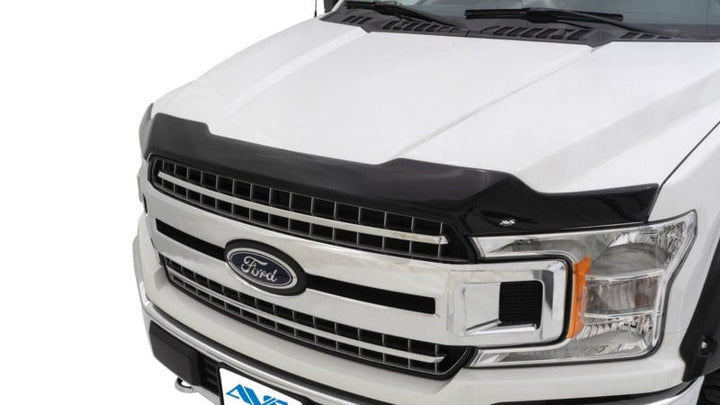 AVS 17-20 Ford F-150 Raptor Aeroskin Low Profile Acrylic Hood Shield - Smoke
