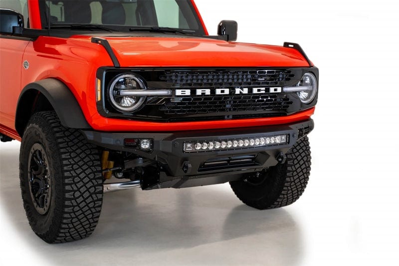 Addictive Desert Designs 2021-2023 Ford Bronco Stealth Fighter Front Bumper w/ Winch Mount