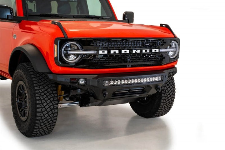 Addictive Desert Designs 2021-2023 Ford Bronco Stealth Fighter Front Bumper w/ Winch Mount