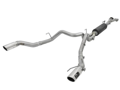 aFe MACHForce-XP 3in to 3-1/2in 304 SS Cat-Back Exhaust w/Polished Tips 17-20 Ford F-150 Raptor 3.5L