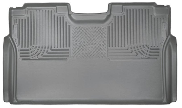 Husky Liners 15-22 Ford F-150 SuperCrew Cab WeatherBeater Grey 2nd Seat Floor Liner