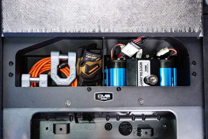 DV8 Offroad - Air Compressor Mount & Storage Box - 2021-2023 Ford Bronco