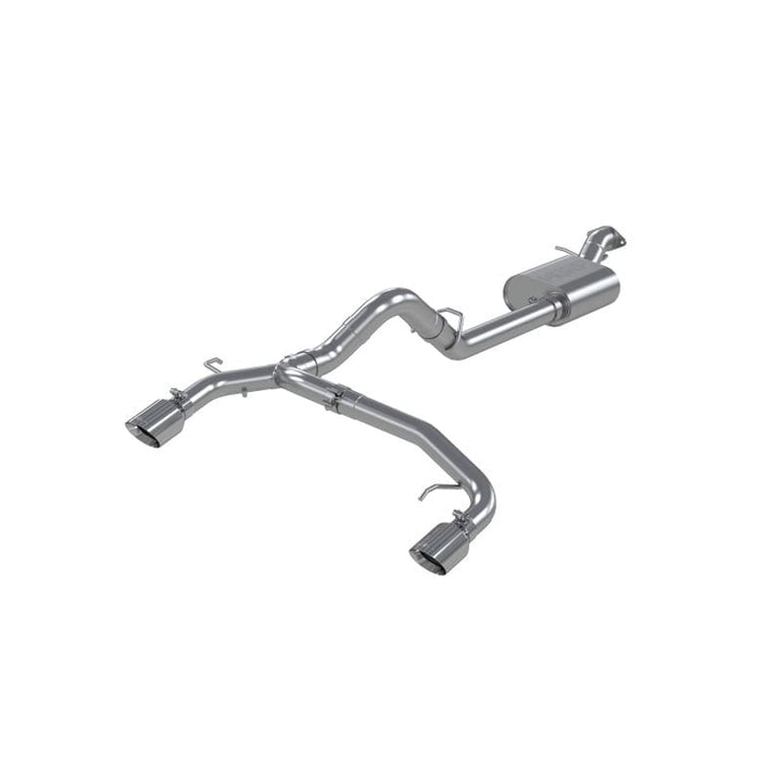 MBRP 2021-2023 Ford Bronco 2.3/2.7L EcoBoost 2/4-Dr 3in Catback Dual Split Rear Exit Aluminized Steel