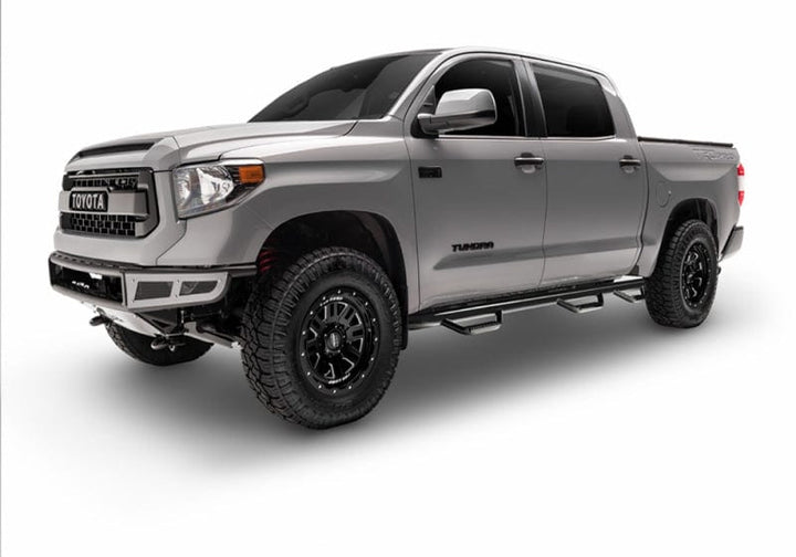 N-Fab Nerf Step 2015-2023 Ford F-150 SuperCrew 5.5ft Bed - Gloss Black - Bed Access - 3in