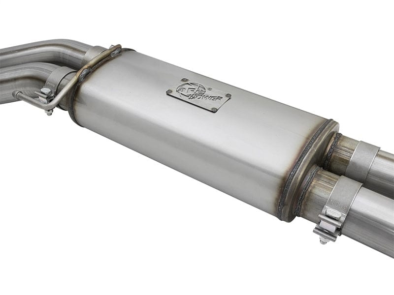 aFe POWER Rebel Series 3in 409 SS Cat Back Exhaust w/ Polished Tips 17-20 Ford F-150 Raptor V6-3.5L