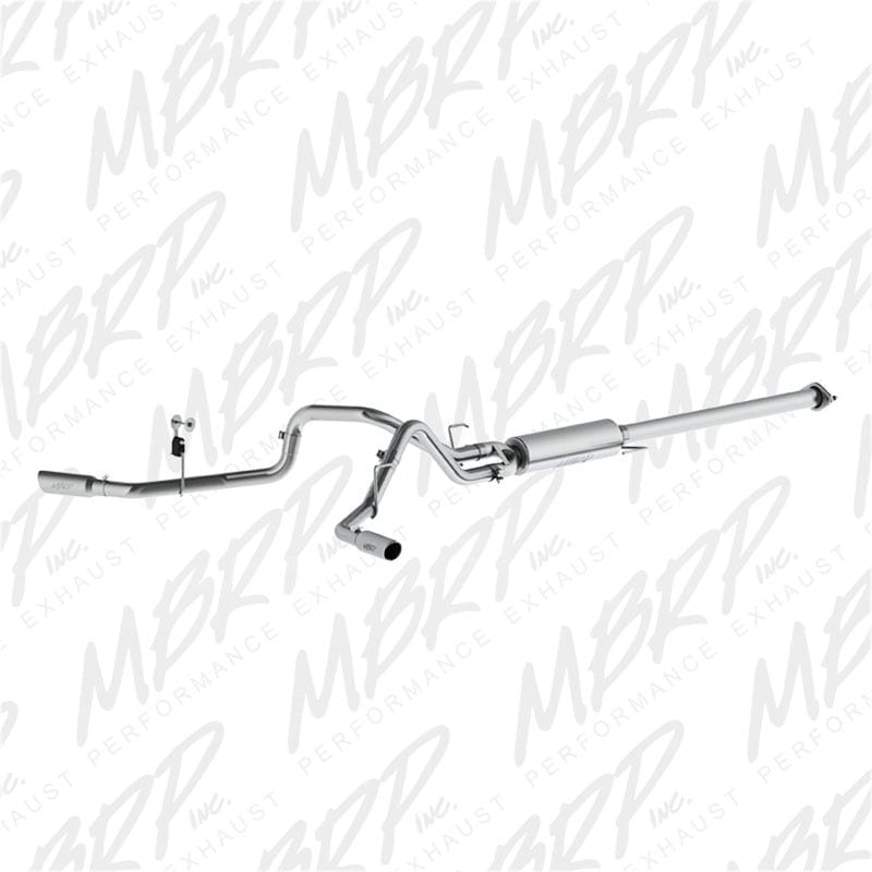 MBRP 2015-2020 Ford F-150 2.7L / 3.5L EcoBoost 2.5in Cat Back Dual Side Split Alum Exhaust System