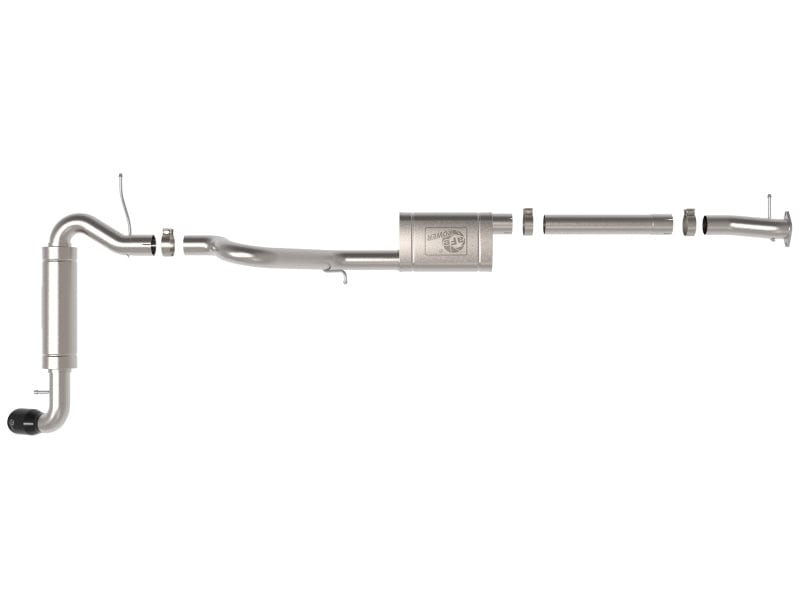 aFe Apollo GT 3in 409 SS Cat-Back Exhaust 2021-2023 Ford Bronco L4-2.3L (t)/V6-2.7L (tt) w/ Black Tip
