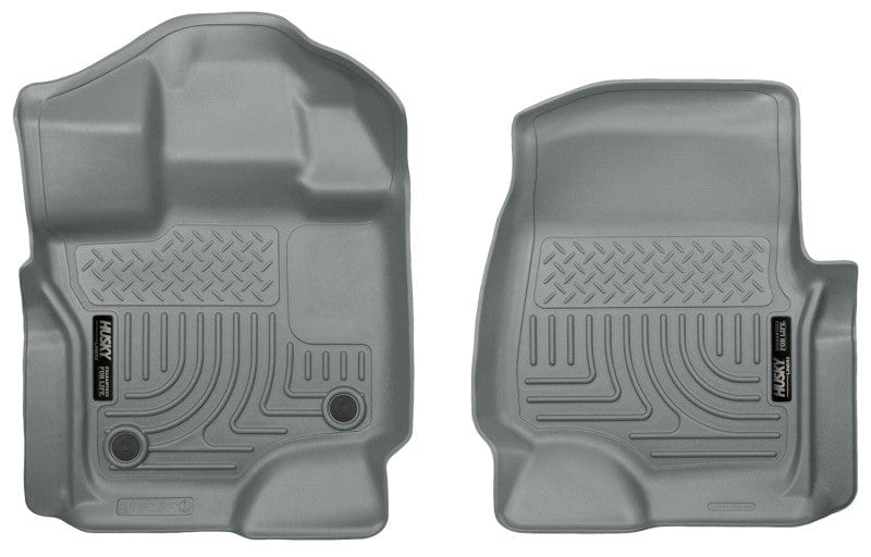 Husky Liners 15-22 Ford F-150 Super/Super Crew Cab WeatherBeater Grey Front Floor Liners