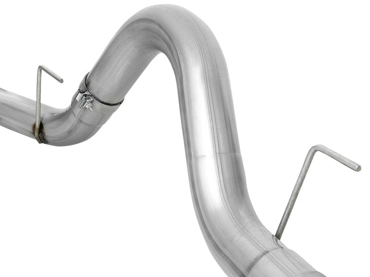 aFe Atlas 4in Aluminized Steel DPF-Back Exh 18-21 Ford F-150 V6-3.0L (td) w/ Polished Tip