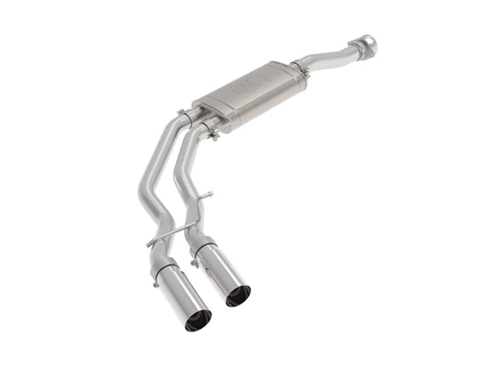 aFe Rebel 3in 409 SS Cat-Back Exhaust 2021-2022 Ford F-150 V6 2.7L/3.5L (tt)/V8 5.0L w/ Polished Tips