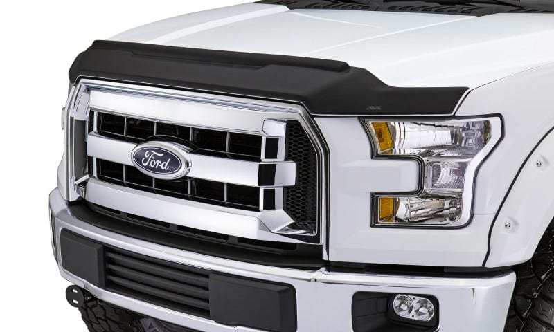 AVS 17-20 Ford F-150 Raptor Aeroskin II Textured Low Profile Hood Shield - Black