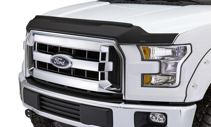 AVS 17-20 Ford F-150 Raptor Aeroskin II Textured Low Profile Hood Shield - Black