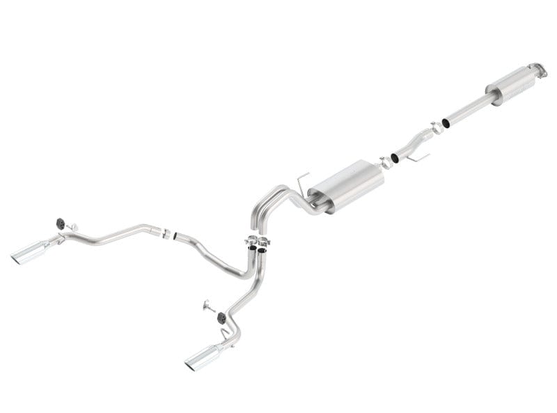 Borla 15-20 Ford F-150 3.5L EcoBoost Ext. Cab Std. Bed Catback Exhaust S-Type Single Split Rear Exit