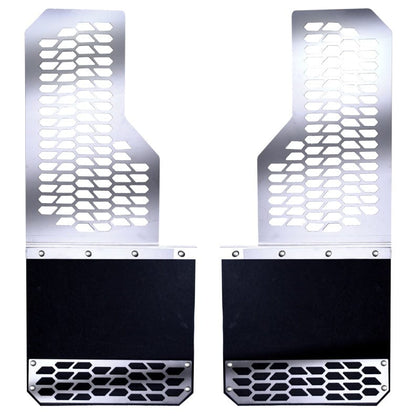 Putco 15-22 Ford F-150 - Set of 2 Mud Skins - Polished SS w/ Hex Shield