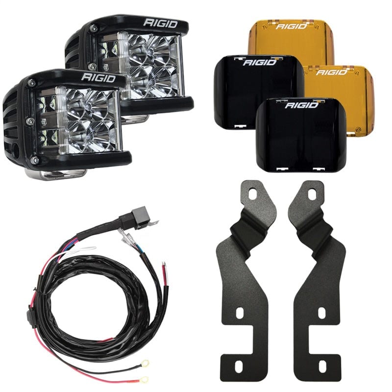 Rigid 2021-2022 Ford Bronco Sport A-Pillar D-SS Series Side Shooter Light Mount Kit