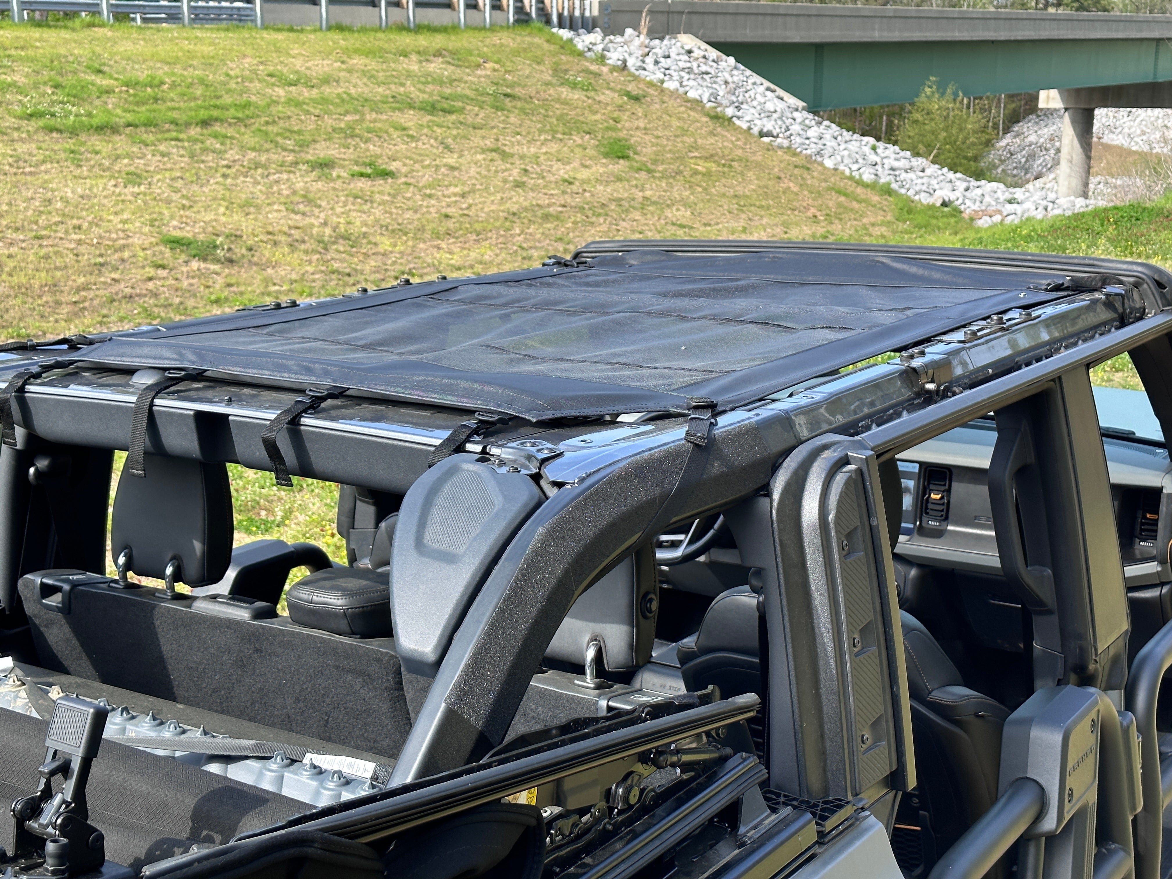 Bestop Mesh Safari Bimini Top 52421-11 | 2021-2022 Ford Bronco 4-Door ...