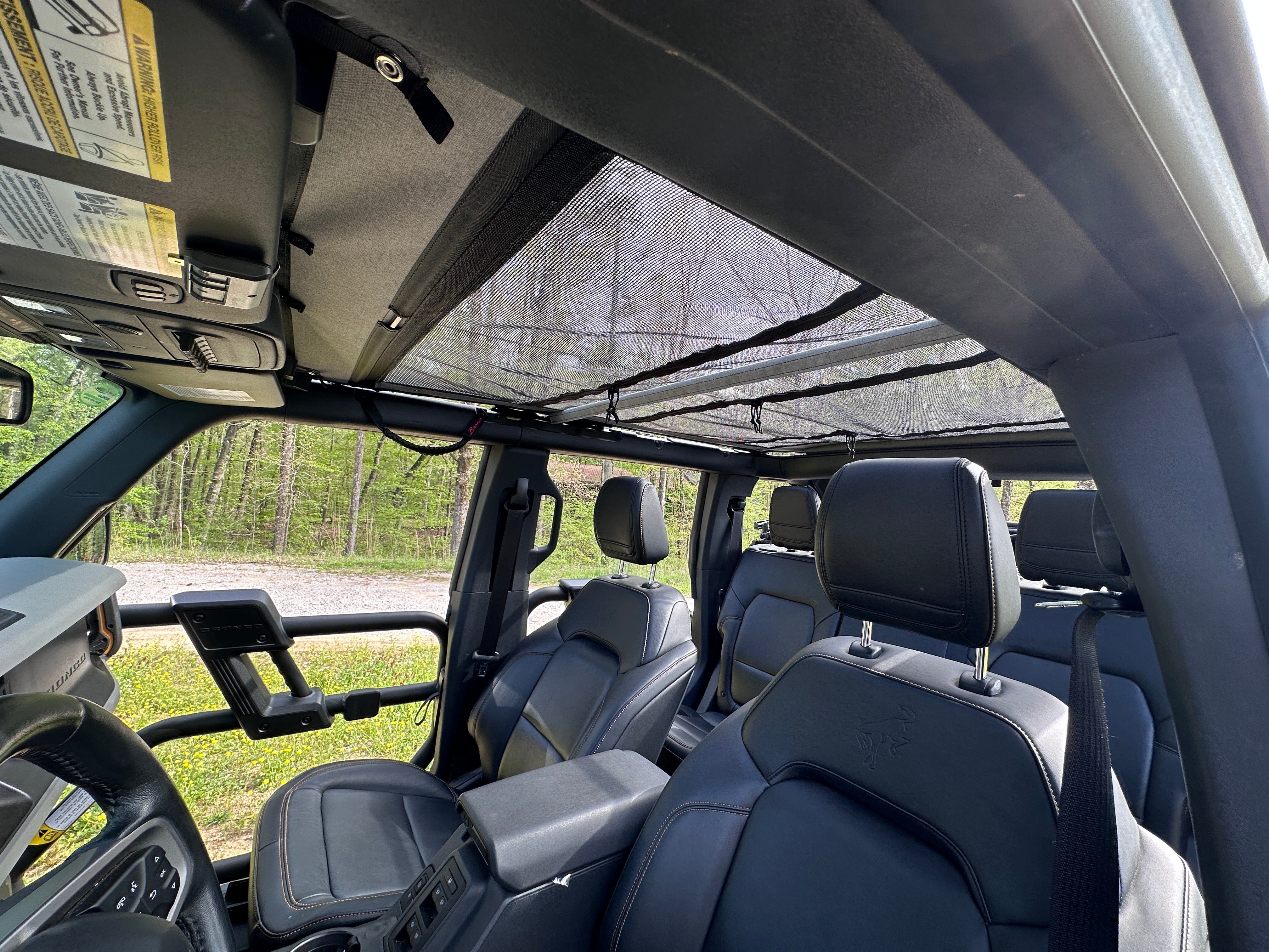 Bestop Mesh Safari Bimini Top 52421-11 | 2021-2022 Ford Bronco 4-Door ...