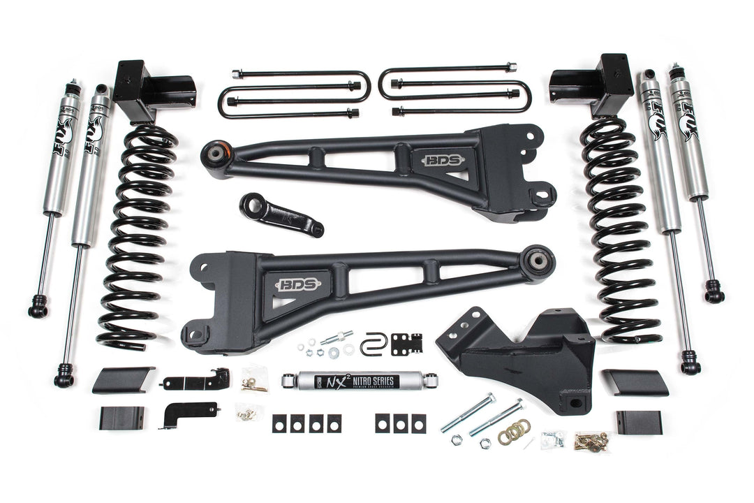 BDS 4” Radius Arm Suspension Lift - 2020-2022 F-250 - 1551H