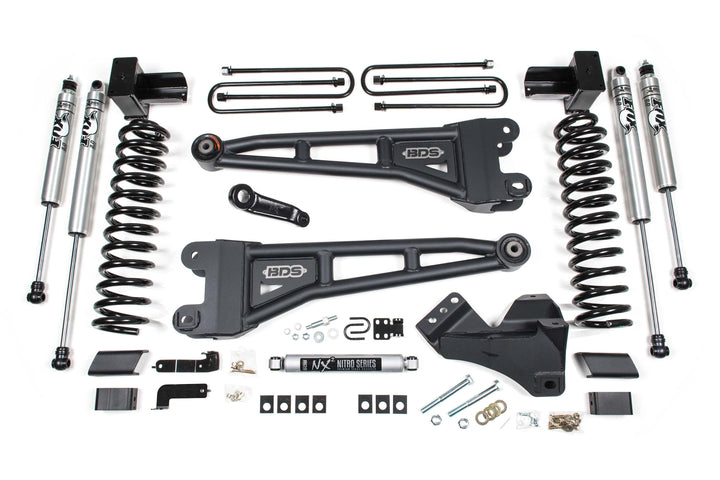 BDS 4” Radius Arm Suspension Lift - 2020-2022 F-250 - 1551H