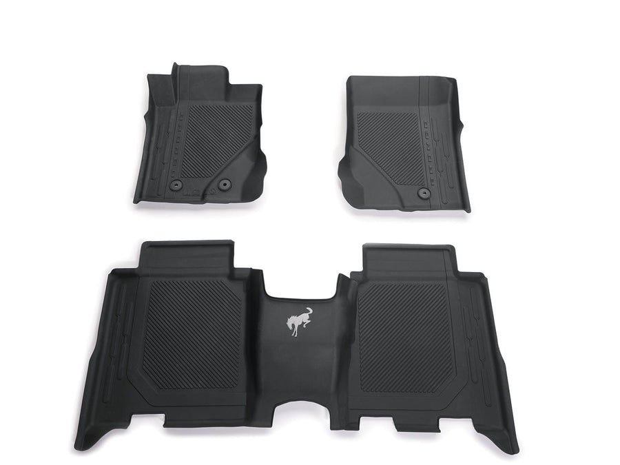 Interior, Floor Liner, All-Weather 1st and 2nd Row Over Carpet, 5 Door - M2DZ-7813300-AA- 2021-2022 Ford Bronco